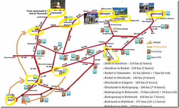route map (strzałki)